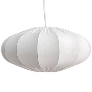 Suspension en métal et coton blanc 40x40x18cm