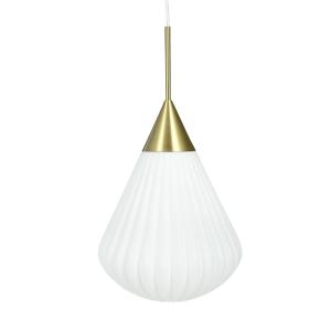Suspension en métal et en verre