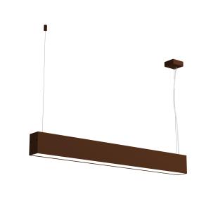 Suspension en métal marron LED 4000k