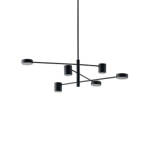 Suspension en métal noir 104 cm