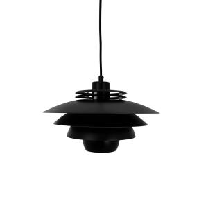 Suspension en métal noir mat mini