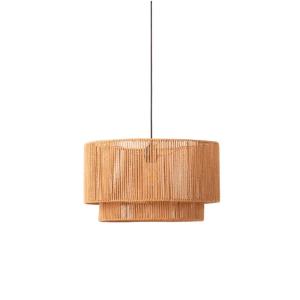 Suspension en papier tressé, E27 Ø45 cm