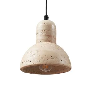 Suspension en pierre Beige 15 cm