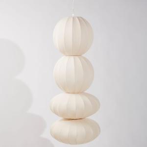 Suspension en polyester recyclé crème