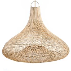 Suspension en rotin naturel 120x120x98 cm