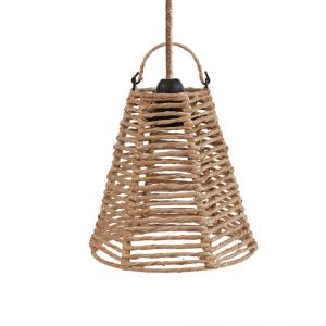 Suspension en rotin naturel 20x20x20 cm