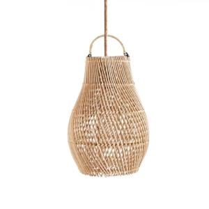 Suspension en rotin naturel 20x20x30 cm