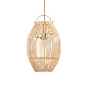 Suspension en rotin naturel 25x25x38 cm