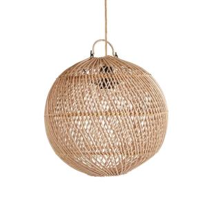 Suspension en rotin naturel 30x30x30 cm