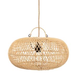 Suspension en rotin naturel 40x40x22 cm