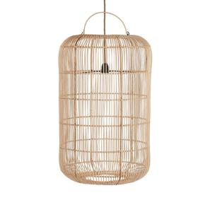 Suspension en rotin naturel 50x50x80 cm