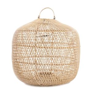 Suspension en rotin naturel 58x58x55 cm