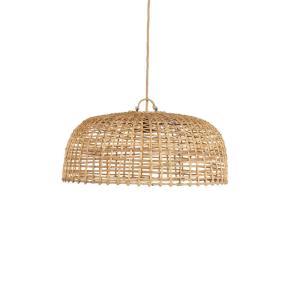 Suspension en rotin naturel 60x60x27 cm