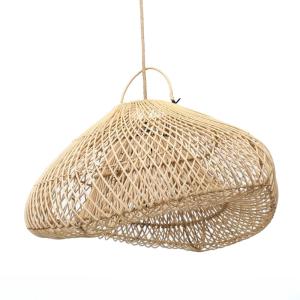 Suspension en rotin naturel 60x60x35 cm