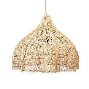 Suspension en rotin naturel 60x60x50 cm