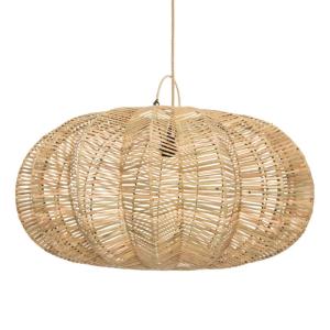 Suspension en rotin naturel 65x65x45 cm