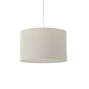 suspension en textile blanc, d. 0 cm