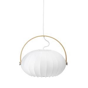 Suspension en tissu blanc D:40cm