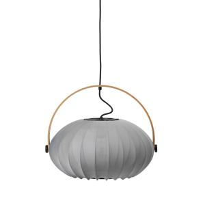 Suspension en tissu gris D:40cm