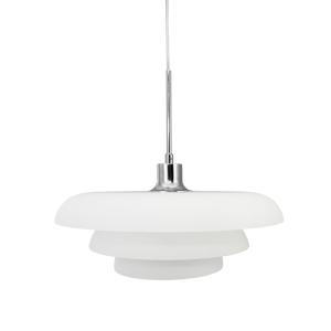 Suspension en verre et chrome D40