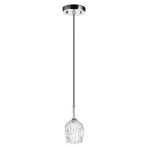 Suspension en verre nickel poli