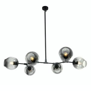 Suspension en verre noir 120 cm