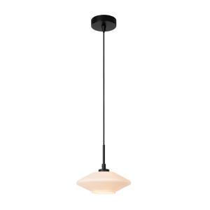 Suspension en verre opalin 20 cm