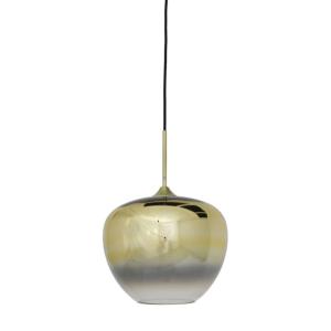 Suspension en verre teinté et dégradé or