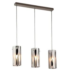 Suspension en verre transparent 57 cm