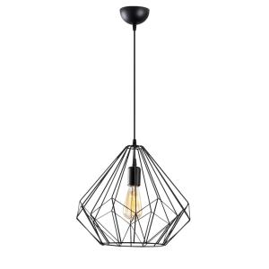 Suspension filaire en fer noir