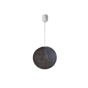 suspension globe light ø30cm anthracite