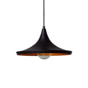 Suspension intérieur métal noir et or D35cm
