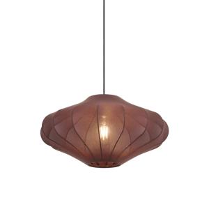 Suspension Japandi marron tissu 50 cm