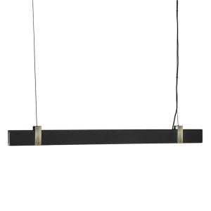 Suspension led barre métal l115cm noir