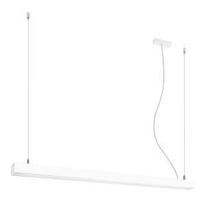 Suspension linéaire en aluminium, blanc L: 118cm