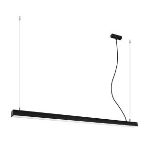 Suspension linéaire en aluminium, noir L: 150cm