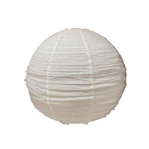 Suspension luminaire en lin blanc 80X80cm