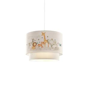 Suspension luminaire plafonnier enfants blanc 30x70 cm
