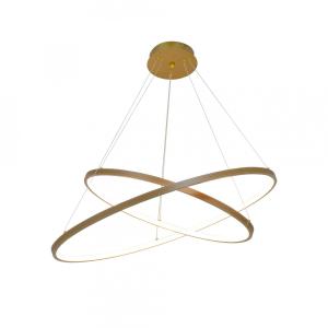 Suspension marron en simili cuir marron