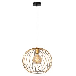 Suspension métal 1 lumière laiton 40cm