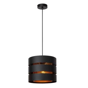 Suspension métal 1 lumière laiton noir