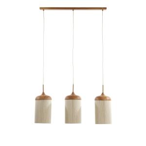 Suspension métal brun 90x22x32cm