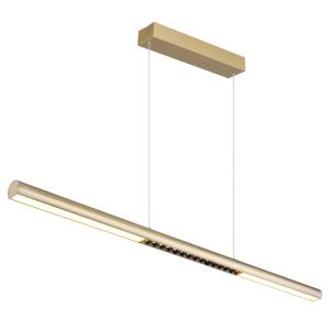 Suspension métal couleur or mat, 150cm