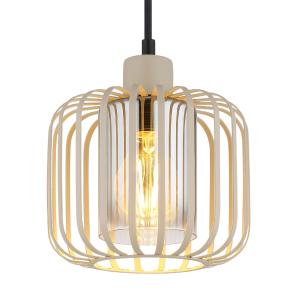 Suspension métal couleur sable mat, 120cm