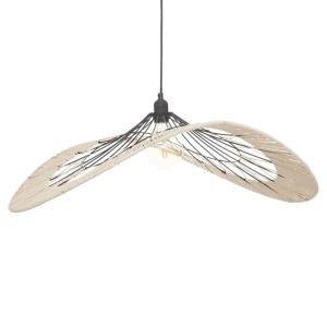 Suspension métal filaire Cosy noir naturel D75