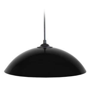 Suspension métal H68cm noir;Abat-jour: noir