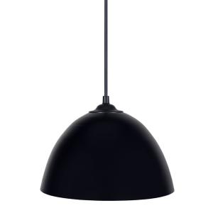 Suspension métal H75cm noir;Abat-jour: noir