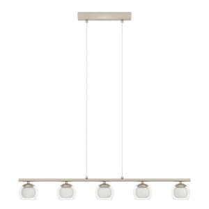 Suspension métal nickel  LED intégrée