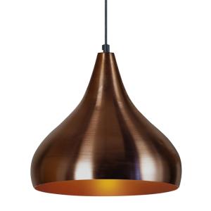 Suspension métal noir  abat-jour métal bronze,cuivre