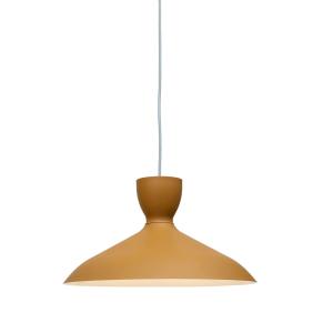 Suspension métal orange 40x40x22cm